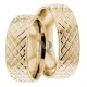 Amber 7mm Wide, Matching Wedding Ring Set