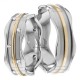 Jesus 7mm Wide, Diamond Wedding Ring Set 0.36 Ctw
