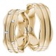 Jesus 7mm Wide, Diamond Wedding Ring Set 0.36 Ctw