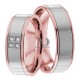 Herbert 7mm Wide, Diamond Wedding Ring Set 0.08 Ctw