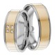 Herbert 7mm Wide, Diamond Wedding Ring Set 0.08 Ctw