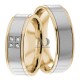 Herbert 7mm Wide, Diamond Wedding Ring Set 0.08 Ctw