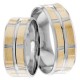 Eddie 8mm Wide, Matching Wedding Ring Set