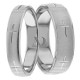 Frederick 6mm and 4mm Wide, Matching Wedding Ring Set
