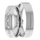 Gail 5mm Wide, Diamond Wedding Ring Set 0.18 Ctw