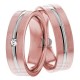 Suzanne 6mm Wide, Diamond Wedding Ring Set 0.05 Ctw