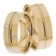 Don 7mm Wide, Diamond Wedding Ring Set 0.36 Ctw