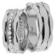 Edwin 7mm Wide, Diamond Wedding Ring Set 0.63 Ctw