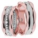 Edwin 7mm Wide, Diamond Wedding Ring Set 0.63 Ctw