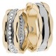 Edwin 7mm Wide, Diamond Wedding Ring Set 0.63 Ctw