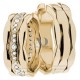 Edwin 7mm Wide, Diamond Wedding Ring Set 0.63 Ctw
