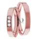 Veronica 4mm Wide, Diamond Wedding Ring Set 0.09 Ctw