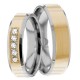 Bertha 5mm Wide, Diamond Wedding Ring Set 0.15 Ctw