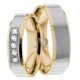 Bertha 5mm Wide, Diamond Wedding Ring Set 0.15 Ctw