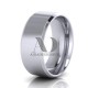 Traditional Beveled Edge Wedding Bands