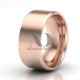 Traditional Beveled Edge Wedding Bands