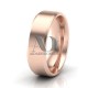 Traditional Beveled Edge Wedding Bands