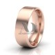 Traditional Beveled Edge Wedding Bands