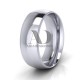 Traditional Dome Double Milgrain Wedding Band