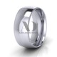 Traditional Dome Double Milgrain Wedding Band