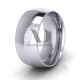 Dome Milgrain Wedding Bands