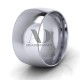 Dome Milgrain Wedding Bands