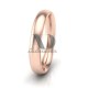 Dome Milgrain Wedding Bands