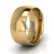 Dome Milgrain Wedding Bands