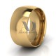 Dome Milgrain Wedding Bands