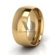 Dome Milgrain Wedding Bands