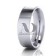 Solid Flat Milgrain Wedding Rings