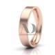 Solid Flat Milgrain Wedding Rings