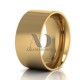 Solid Flat Milgrain Wedding Rings