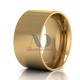 Solid Flat Milgrain Wedding Rings