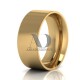 Solid Flat Milgrain Wedding Rings