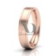 Solid Flat Park Ave Wedding Rings