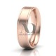 Solid Flat Park Ave Wedding Rings