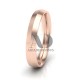 Solid Knife Edge Wedding Rings