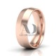 Solid Knife Edge Wedding Rings