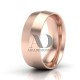 Solid Knife Edge Wedding Rings