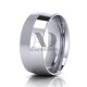 Solid Knife Edge Milgrain Wedding Bands