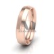 Solid Knife Edge Milgrain Wedding Bands