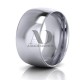 Solid Dome Step Wedding Band 