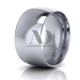 Solid Dome Step Wedding Band 