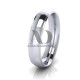 Solid Dome Step Wedding Band 