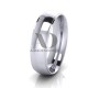 Solid Dome Step Wedding Band 