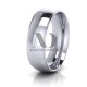 Solid Dome Step Wedding Band 