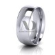 Solid Dome Step Wedding Band 