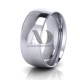 Solid Dome Step Wedding Band 