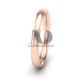 Solid Dome Step Wedding Band 